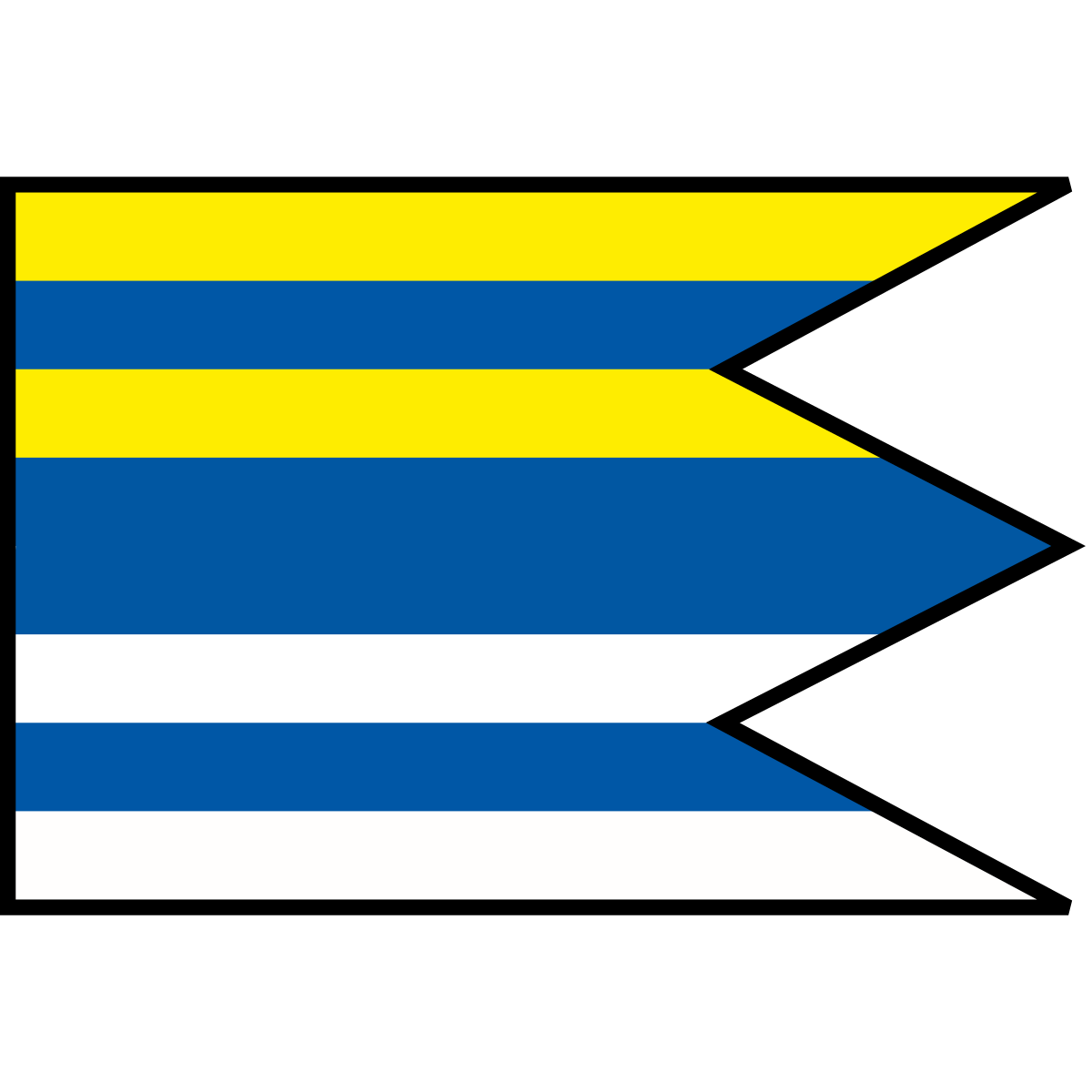 Flag of Galovany, Region of Žilina