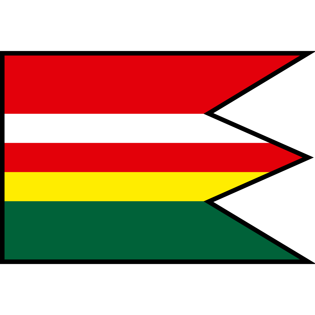Flag of Gemerská Panica, Region of Košice