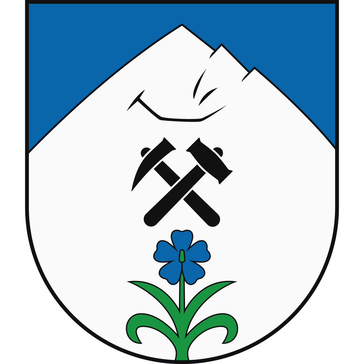 Coat of arms of Gerlachov, Region of Prešov