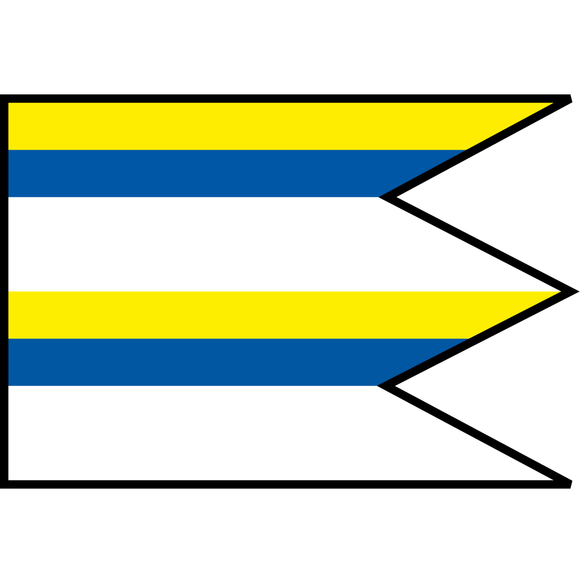Flag of Gočovo, Region of Košice