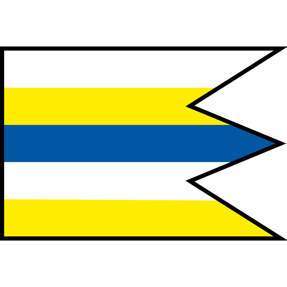 Flag of Gombasek, Region of Košice