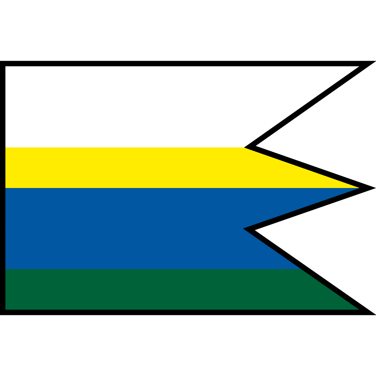 Flag of Gortva, Region of Banská Bystrica