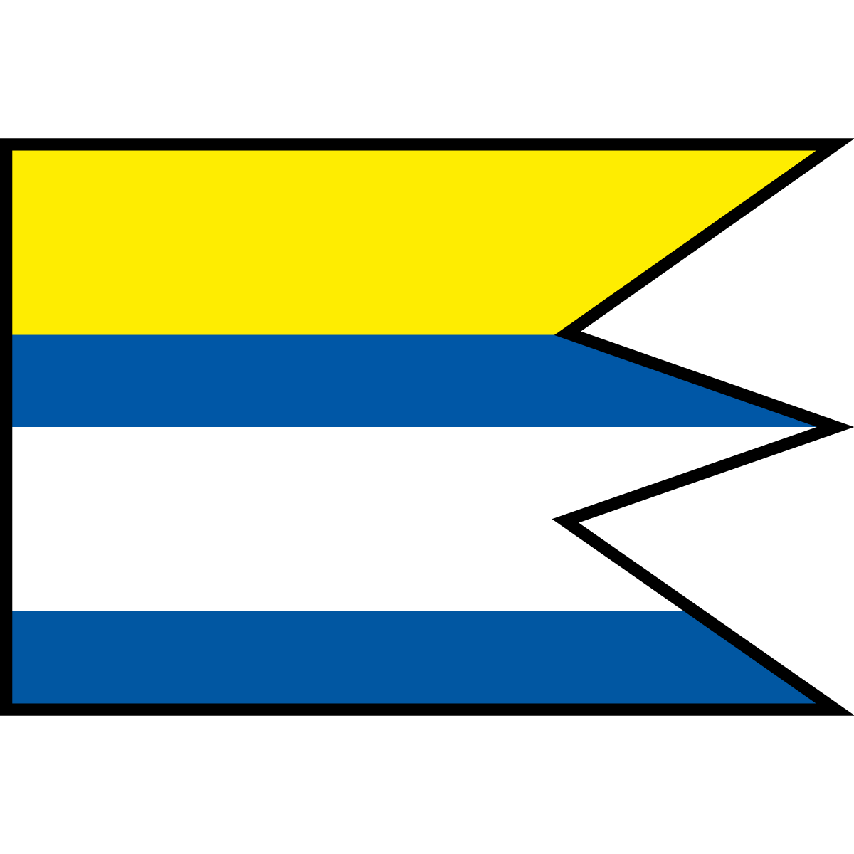 Flag of Gregorovce, Region of Prešov