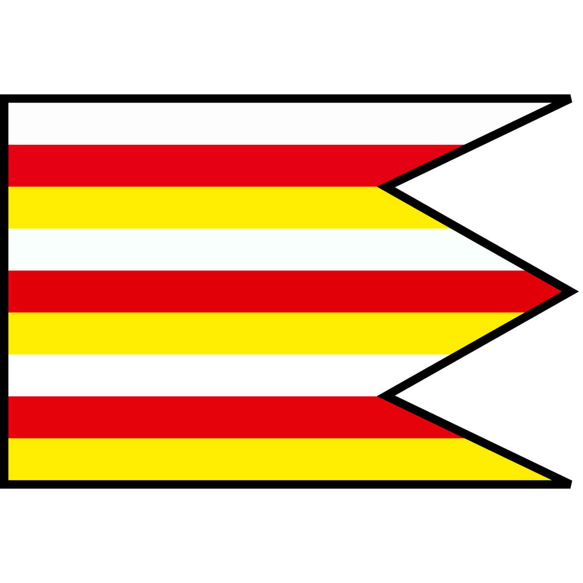 Flag of Hačava, Region of Košice