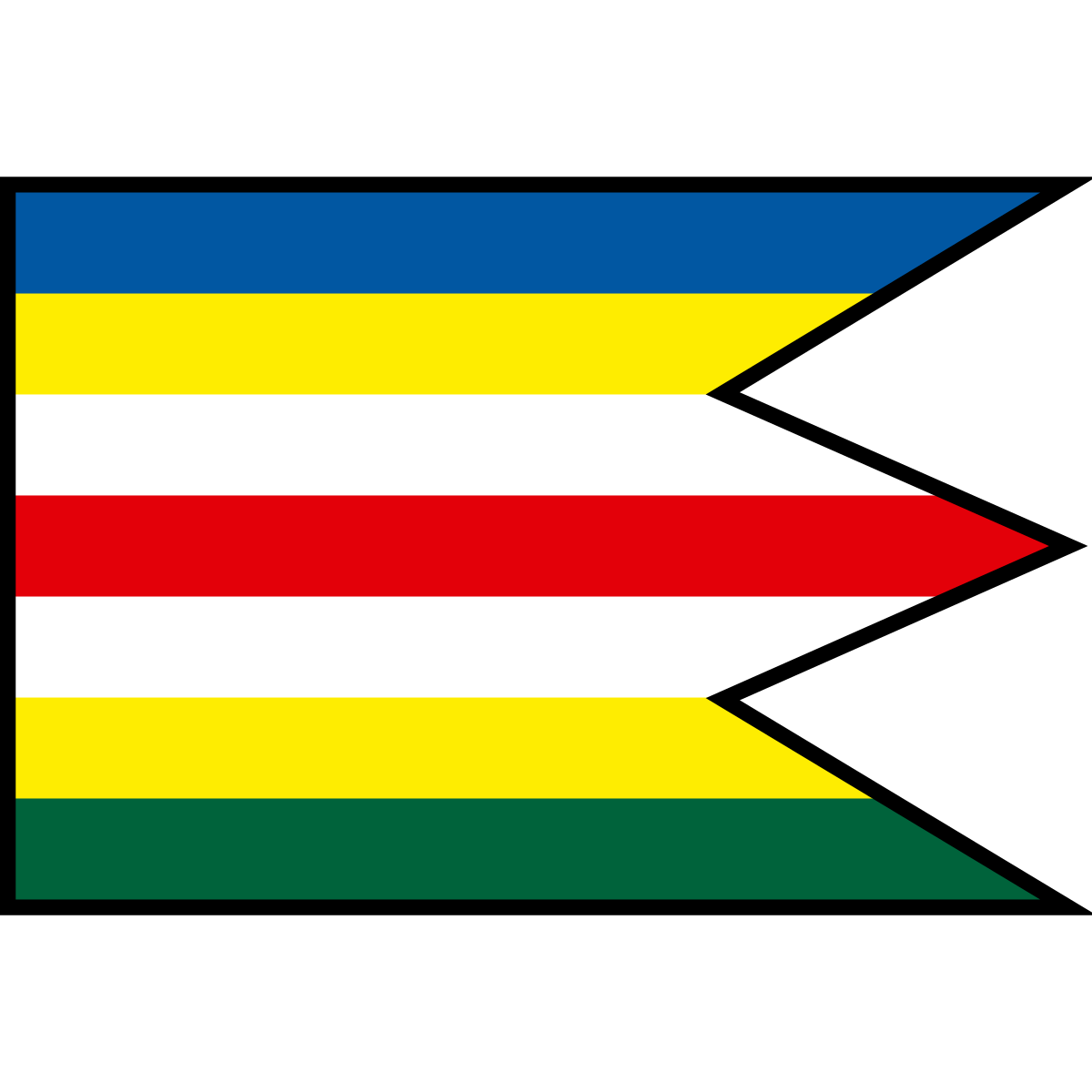 Flag of Háj, Region of Žilina