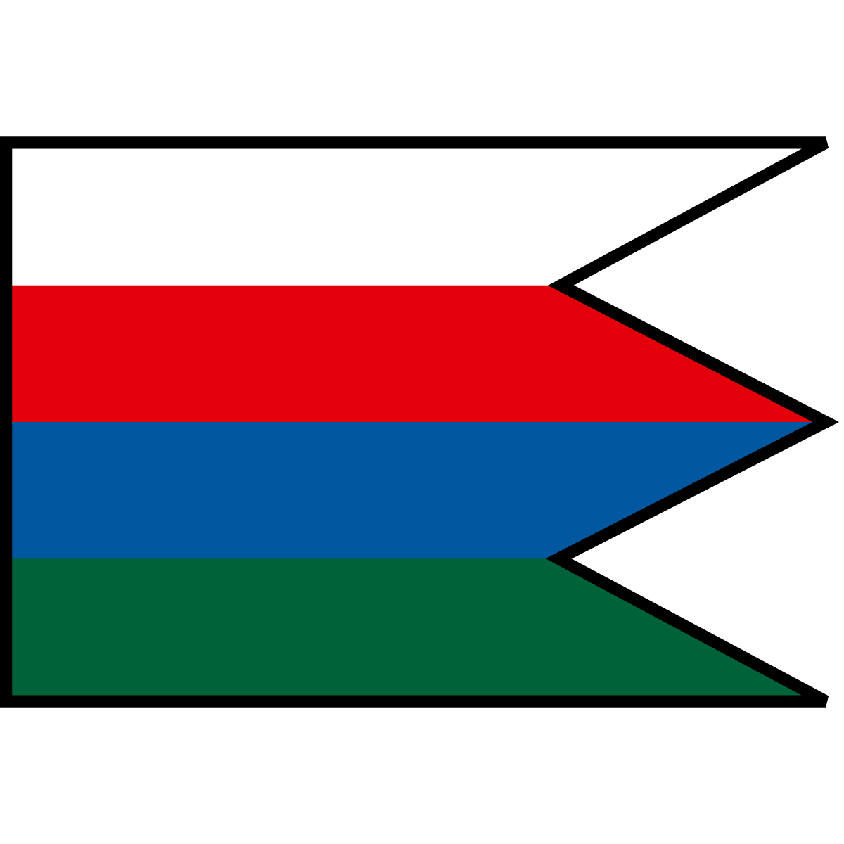 Flag of Hajtovka, Region of Prešov