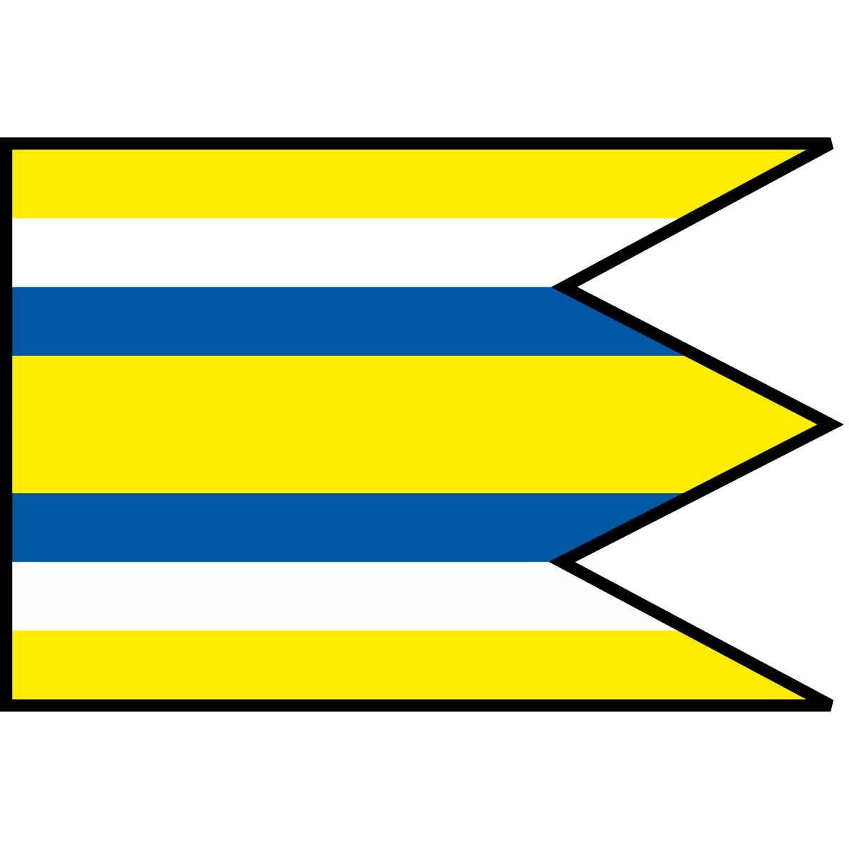 Flag of Haláčovce, Region of Trenčín