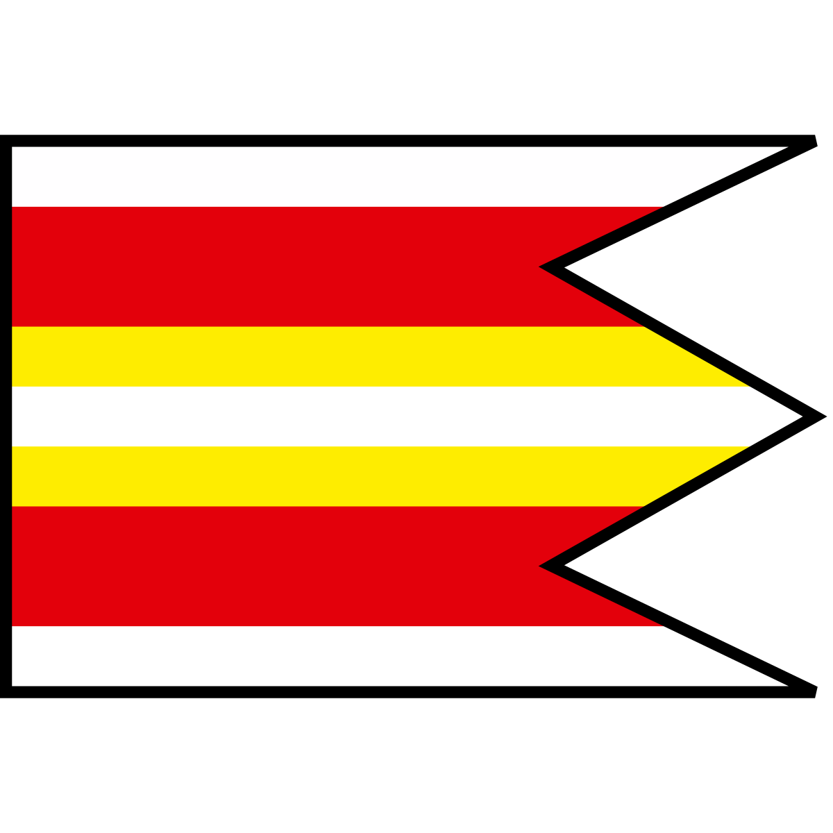 Flag of Hámor, Region of Banská Bystrica