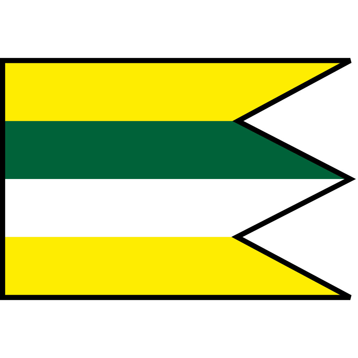 Flag of Havka, Region of Prešov