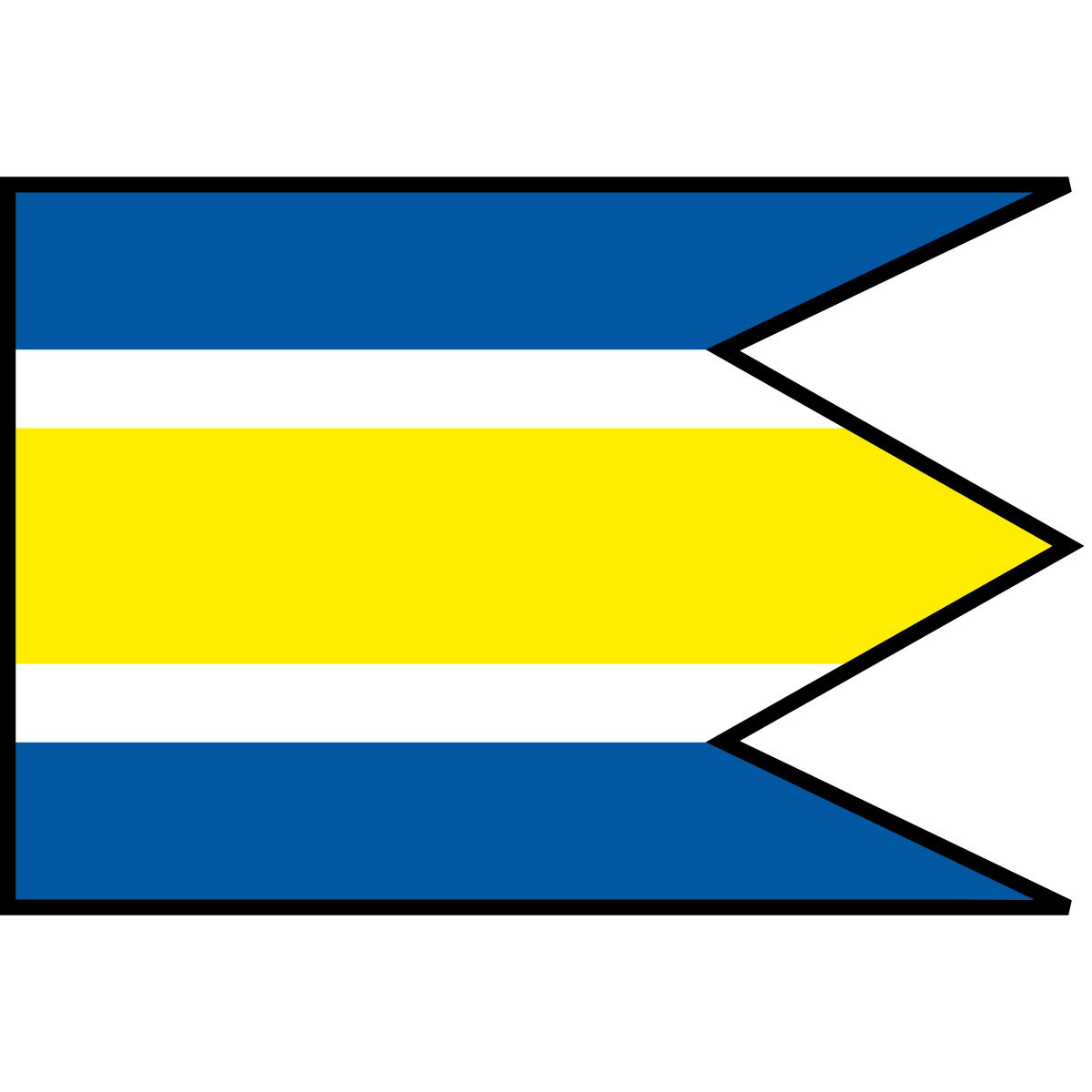 Flag of Hladovka, Region of Žilina