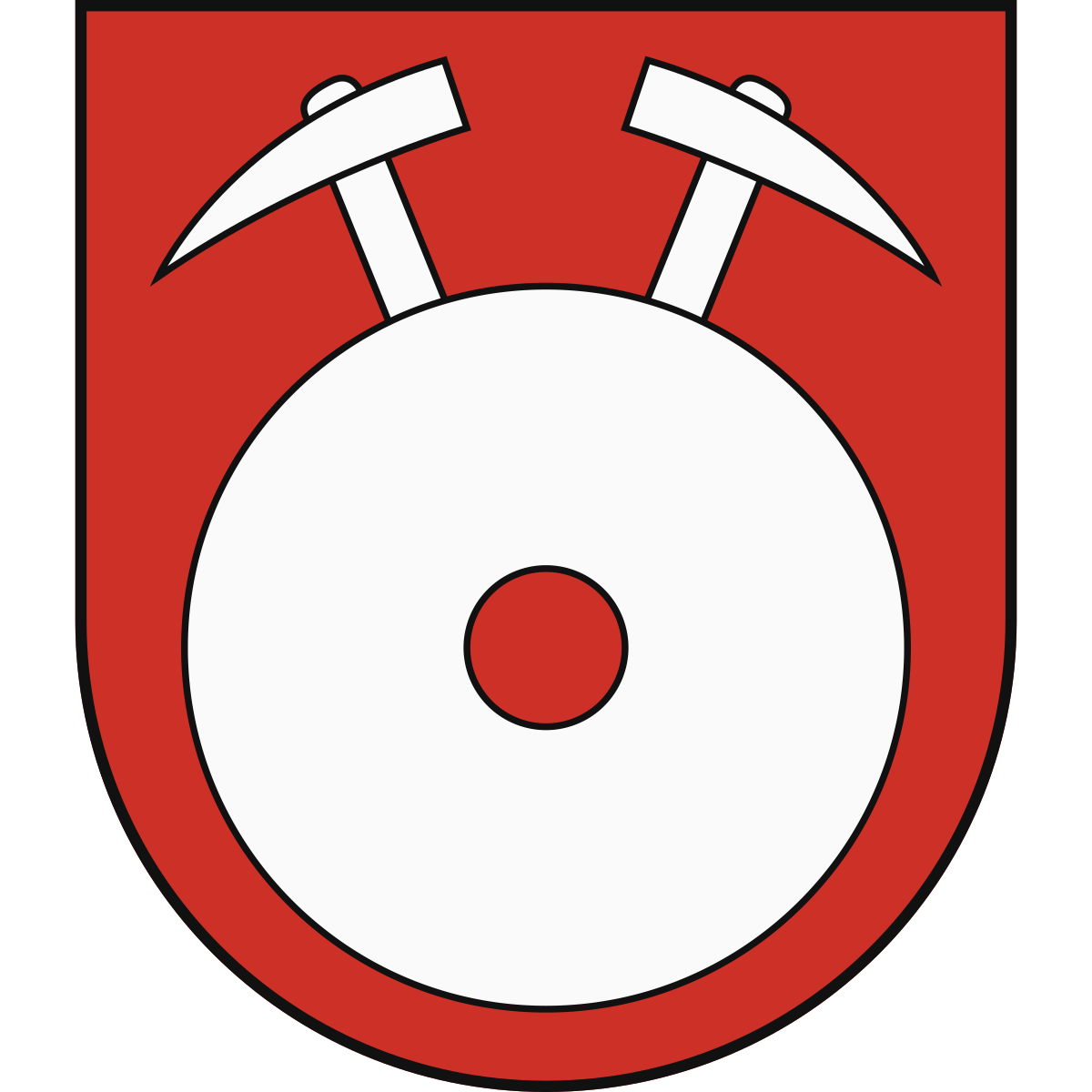 Coat of arms of Hliník nad Hronom, Region of Banská Bystrica
