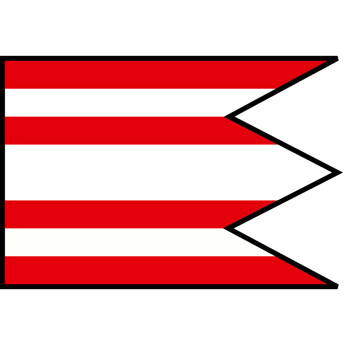 Flag of Hliník nad Hronom, Region of Banská Bystrica