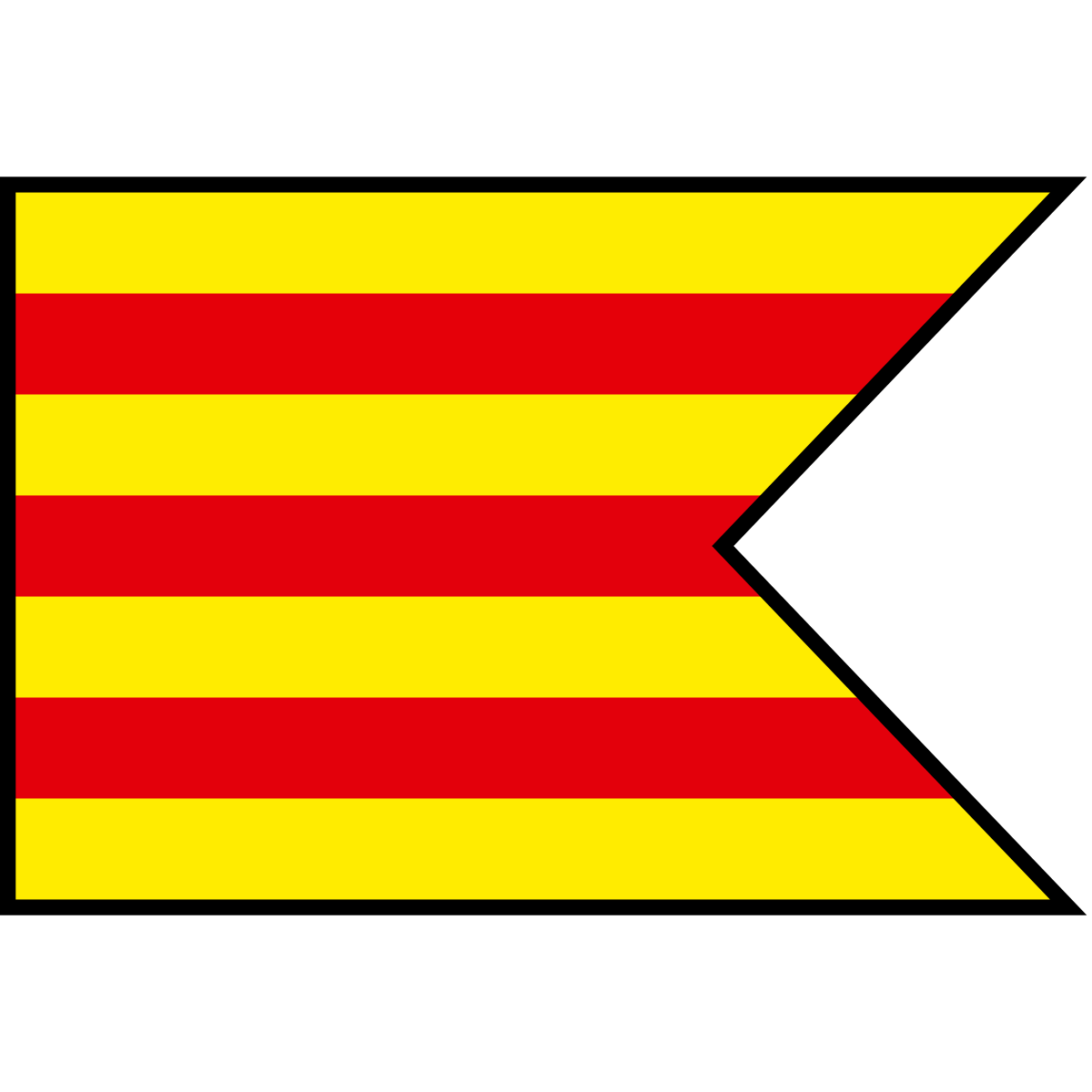 Flag of Hody, Region of Trnava