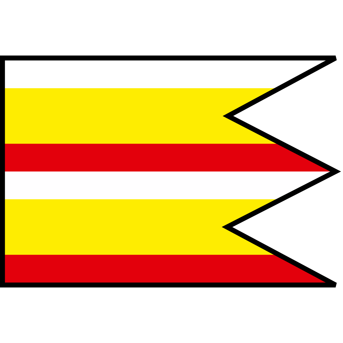Flag of Honce, Region of Košice