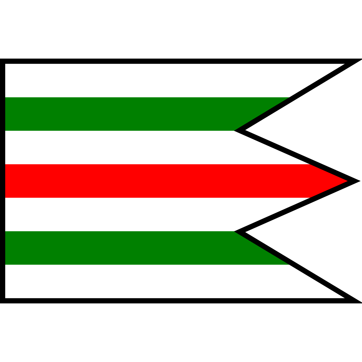 Flag of Hontianske Trsťany, Region of Nitra