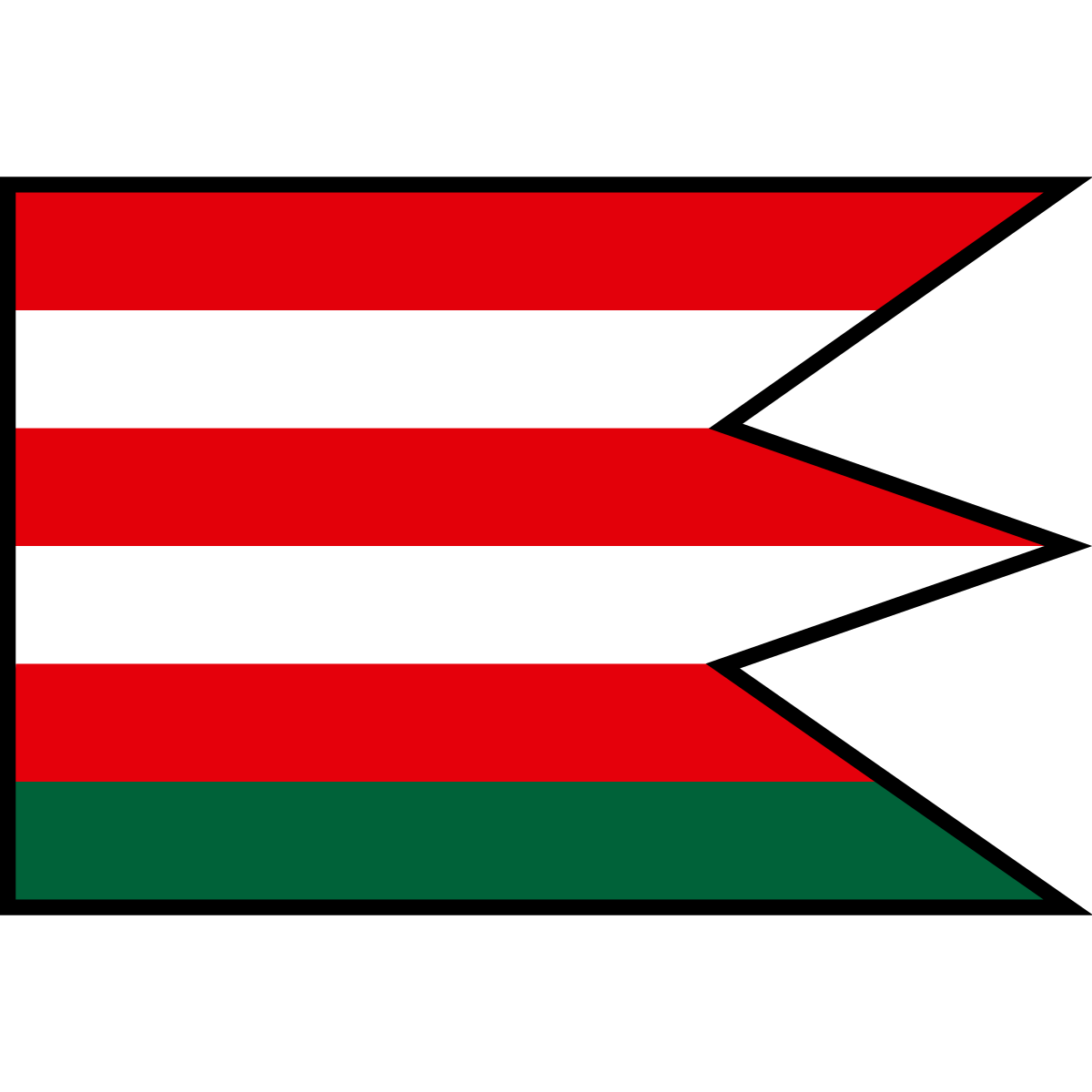 Flag of Hôrka, Region of Nitra