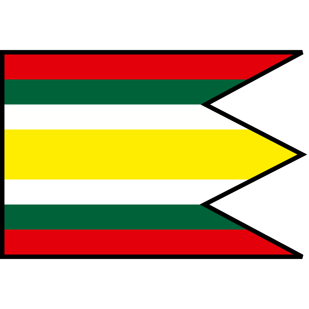 Flag of Horná Breznica, Region of Trenčín