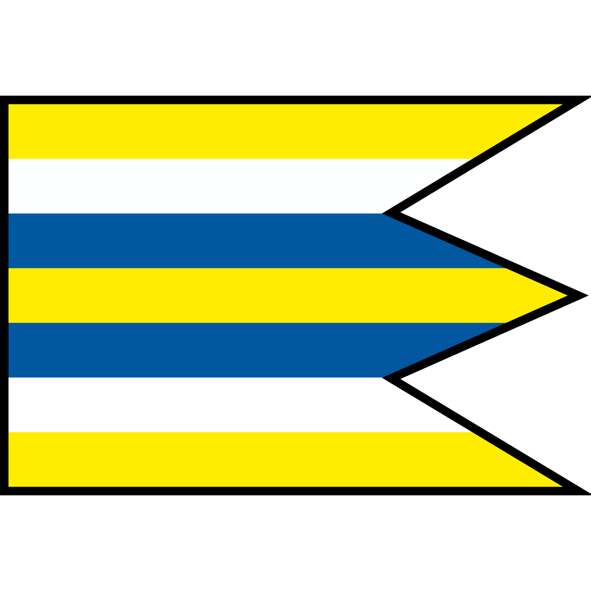 Flag of Horná Seč, Region of Nitra