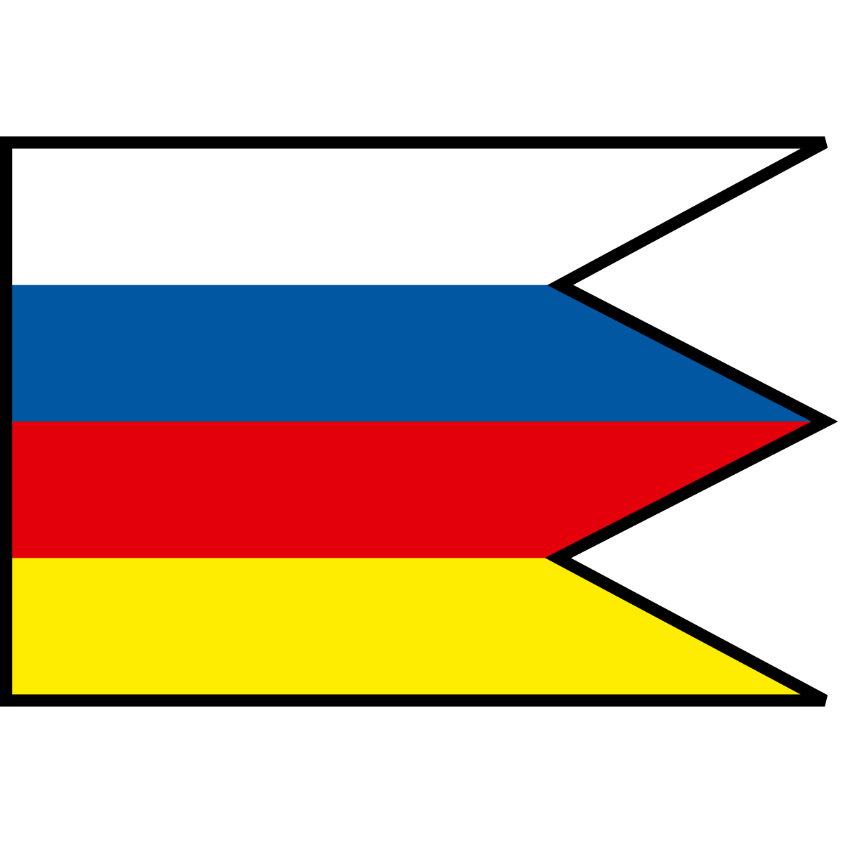 Flag of Horná Slatinka, Region of Banská Bystrica