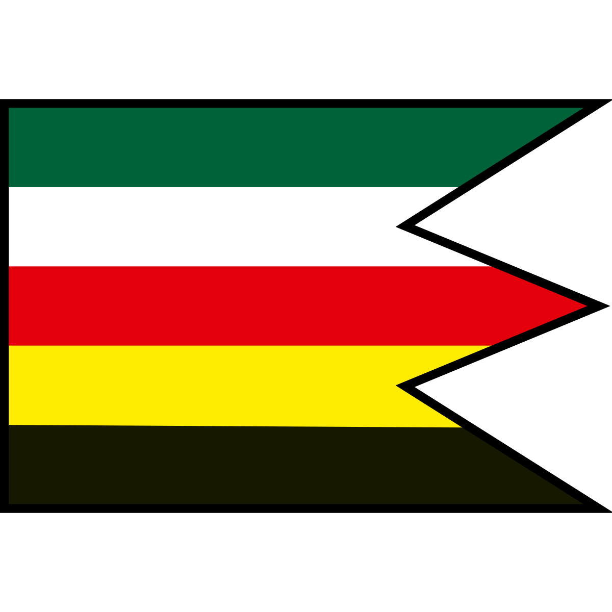 Flag of Horná Streda, Region of Trenčín