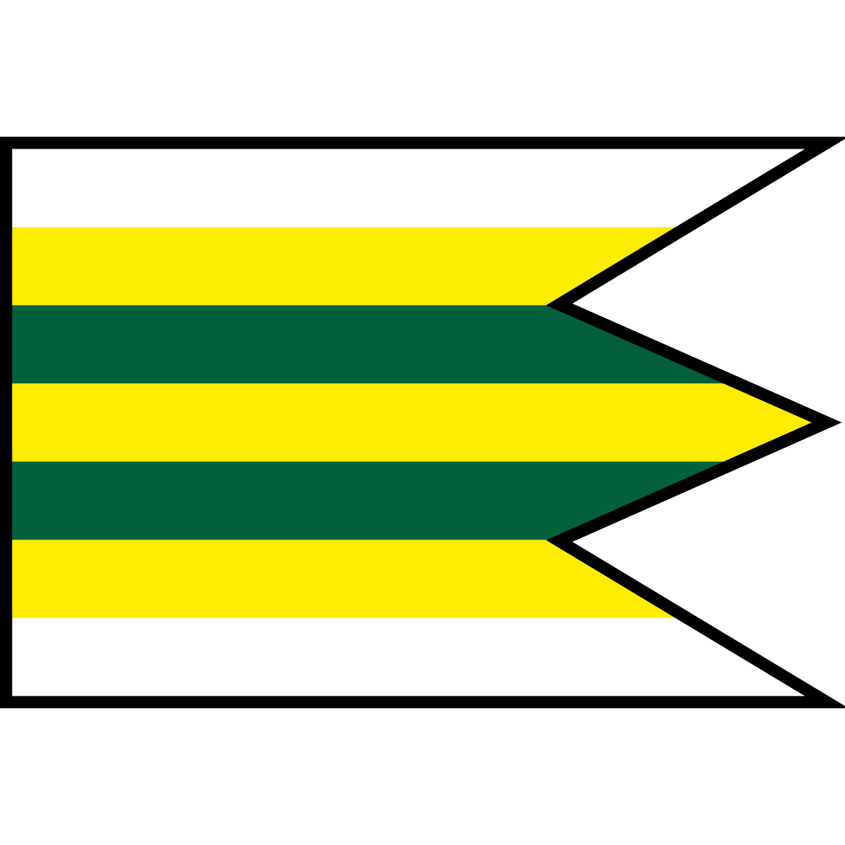 Flag of Horná Ves, Region of Trenčín