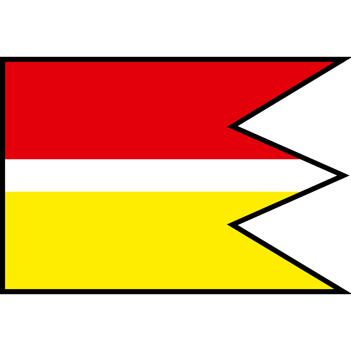 Flag of Horná Ždaňa, Region of Banská Bystrica