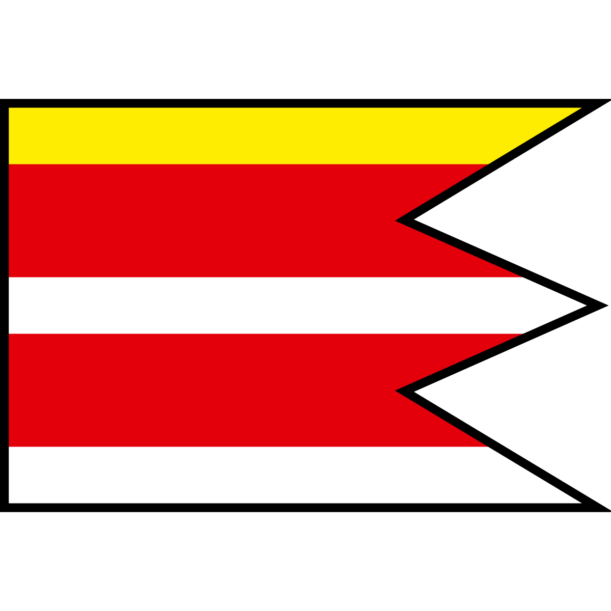 Flag of Horná Zlatná, Region of Nitra