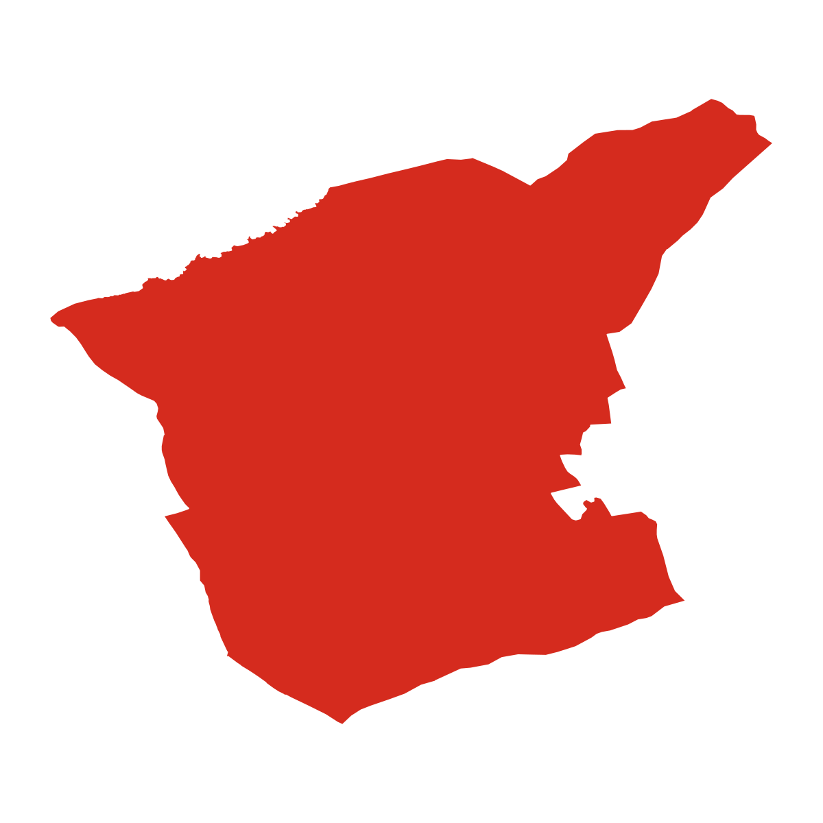 Horné Naštice city boundary