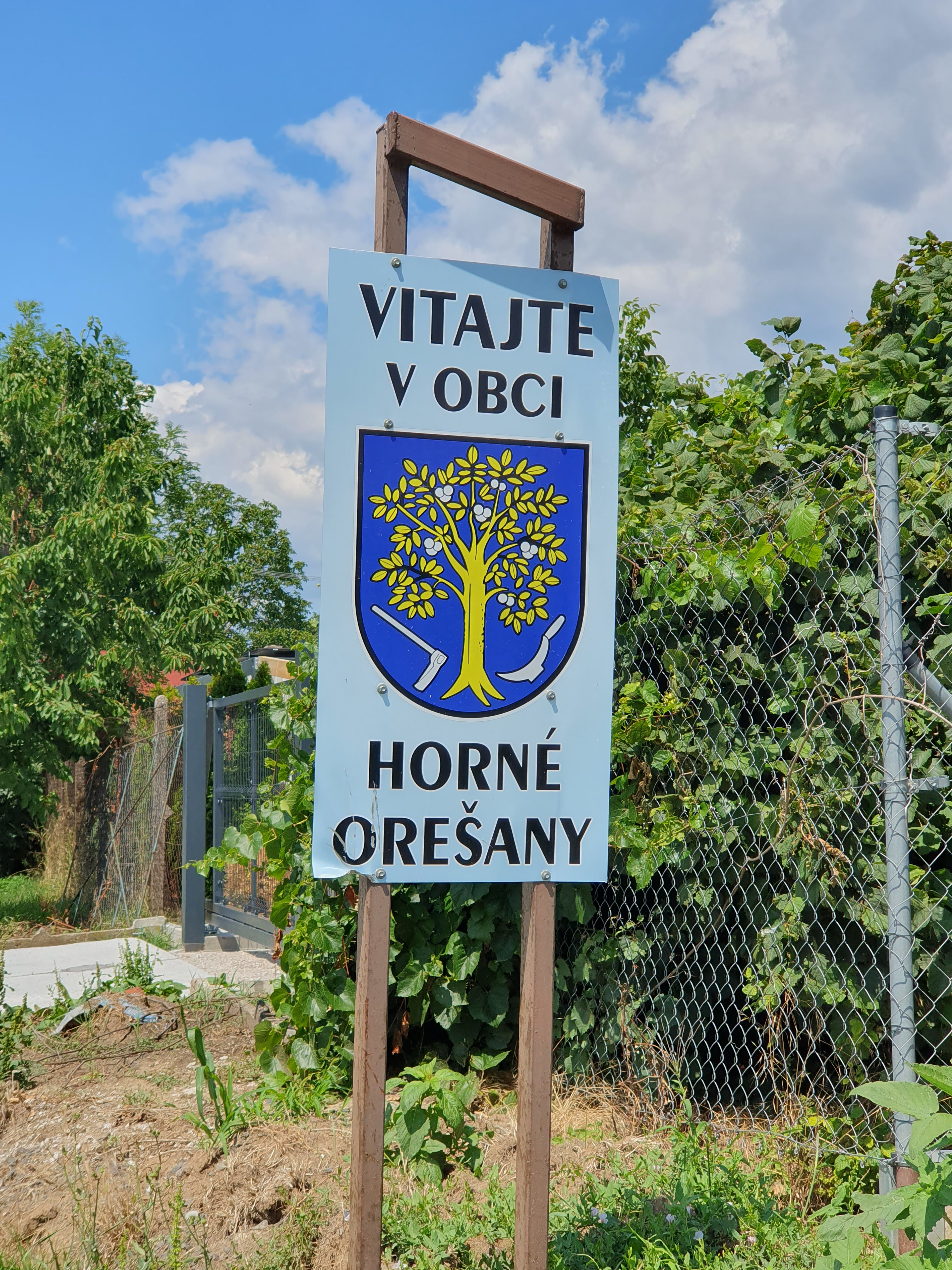 Coat of arms of Horné Orešany, Region of Trnava