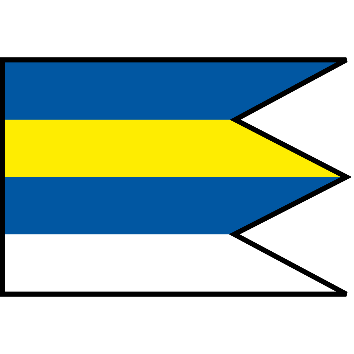 Flag of Horné Rykynčice, Region of Banská Bystrica