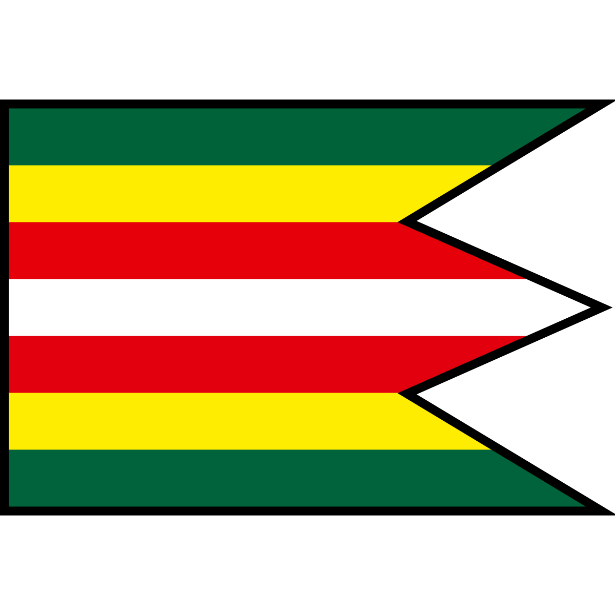 Flag of Horné Saliby, Region of Trnava