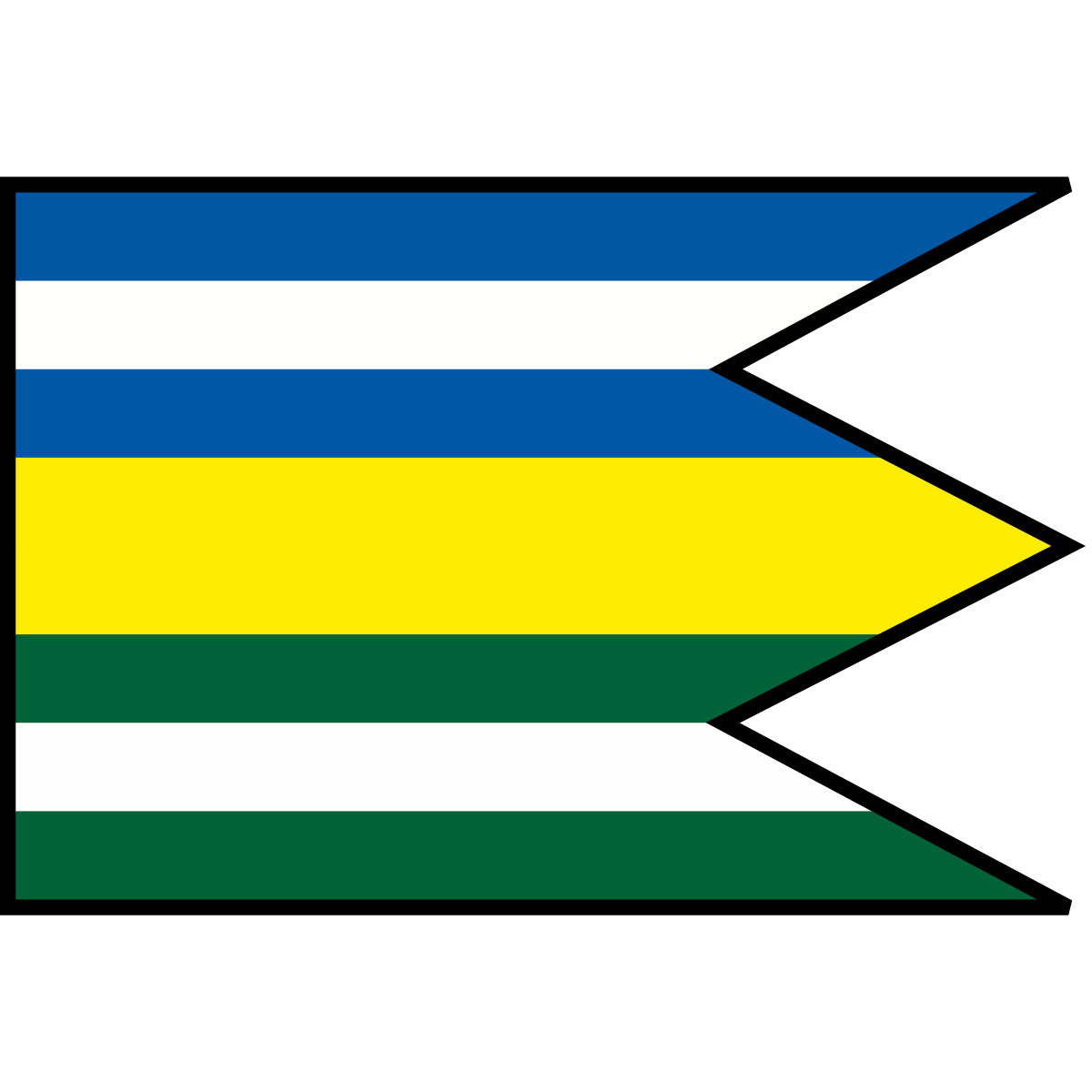 Flag of Horné Strháre, Region of Banská Bystrica
