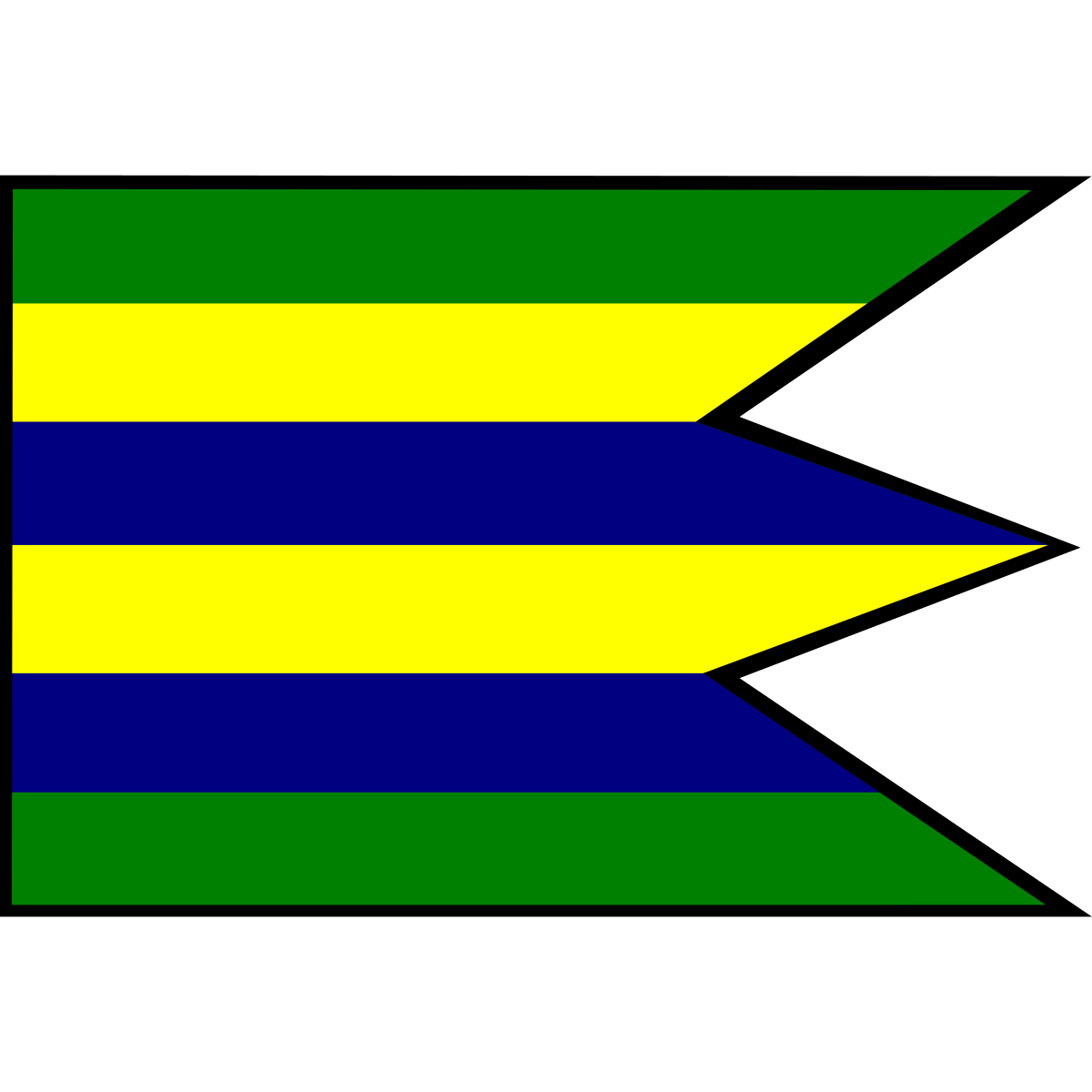 Flag of Horné Turovce, Region of Nitra