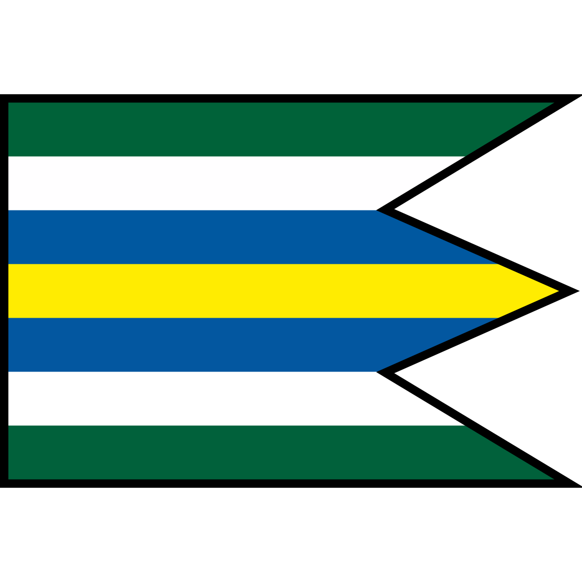 Flag of Horné Zelenice, Region of Trnava