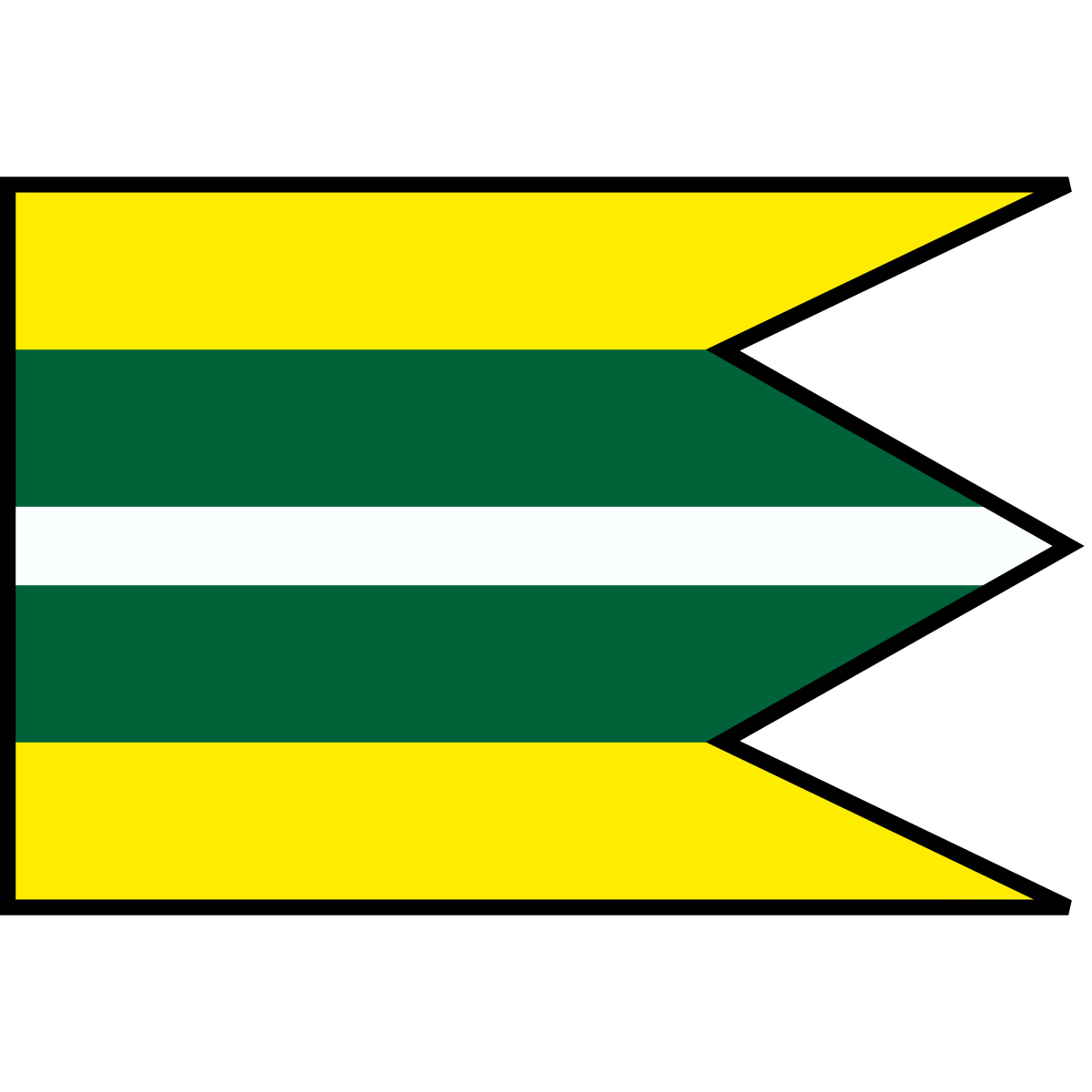 Flag of Horný Bar, Region of Trnava