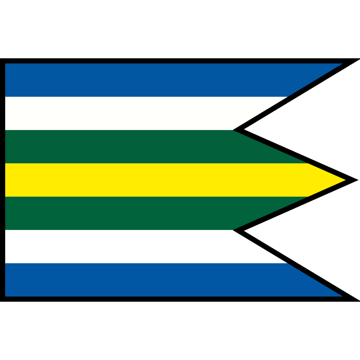 Flag of Horný Hričov, Region of Žilina