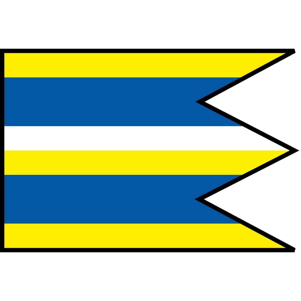 Flag of Horný Kalník, Region of Žilina