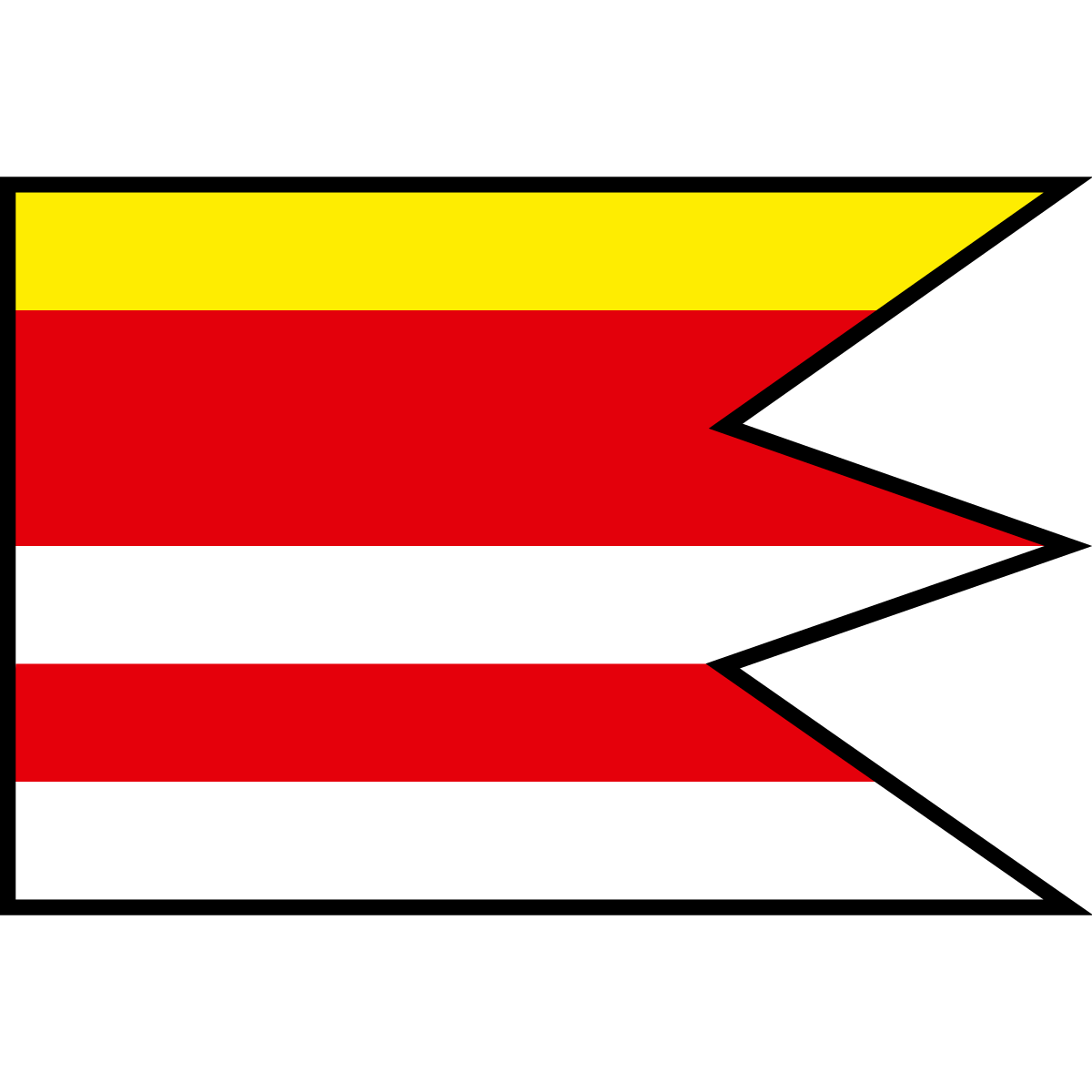 Flag of Hosťová, Region of Nitra