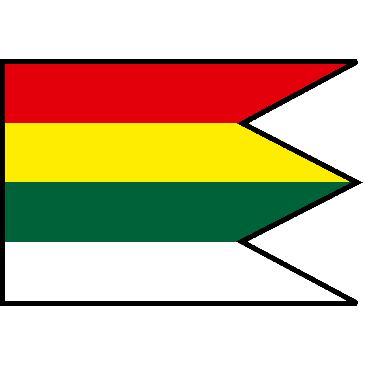 Flag of Hosťovce, Region of Nitra