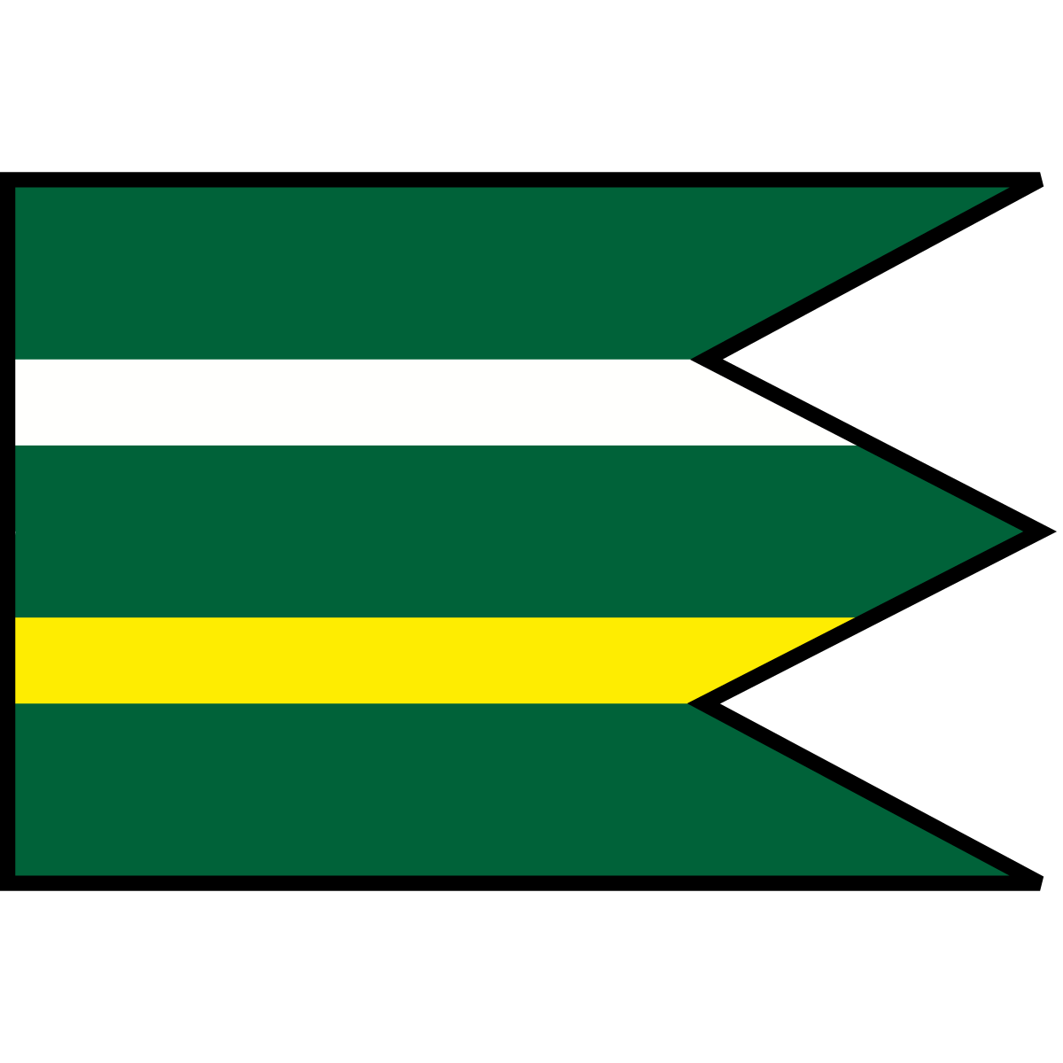 Flag of Hrabičov, Region of Banská Bystrica