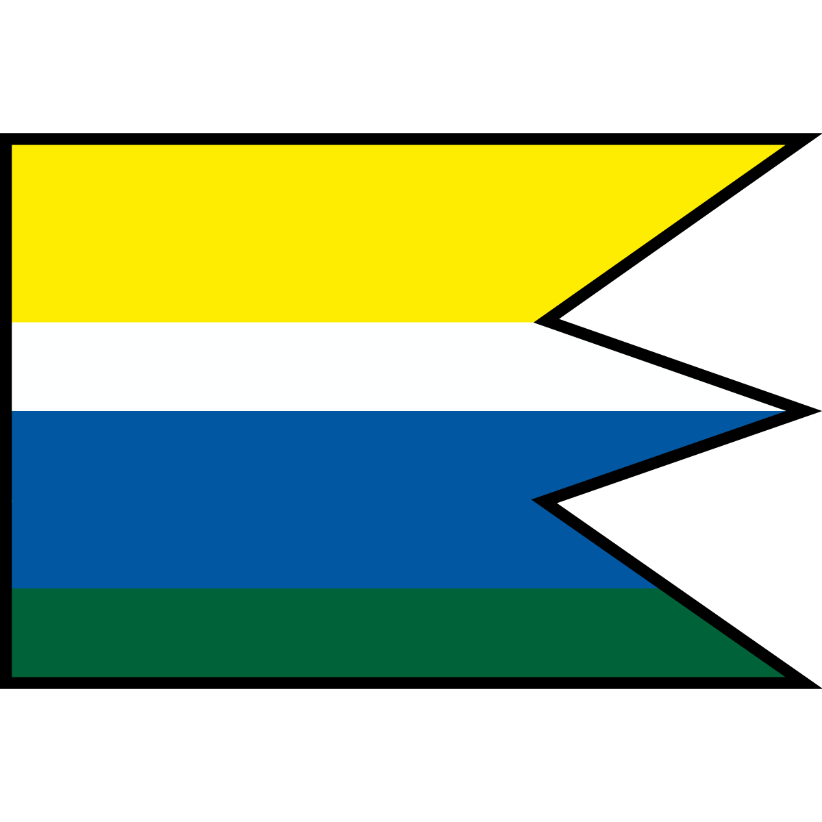 Flag of Hrabovec, Region of Prešov
