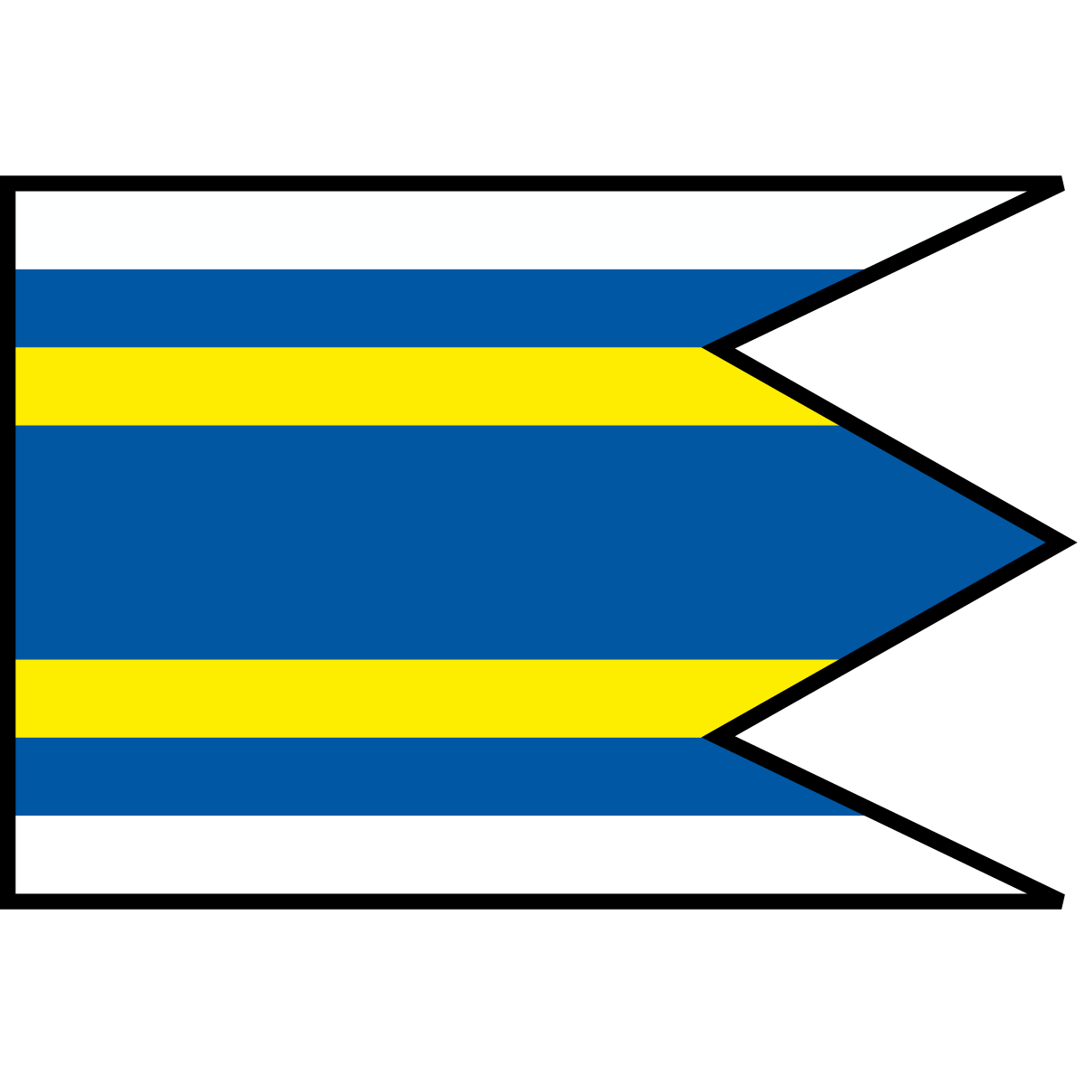 Flag of Hradište pod Vrátnom, Region of Trnava