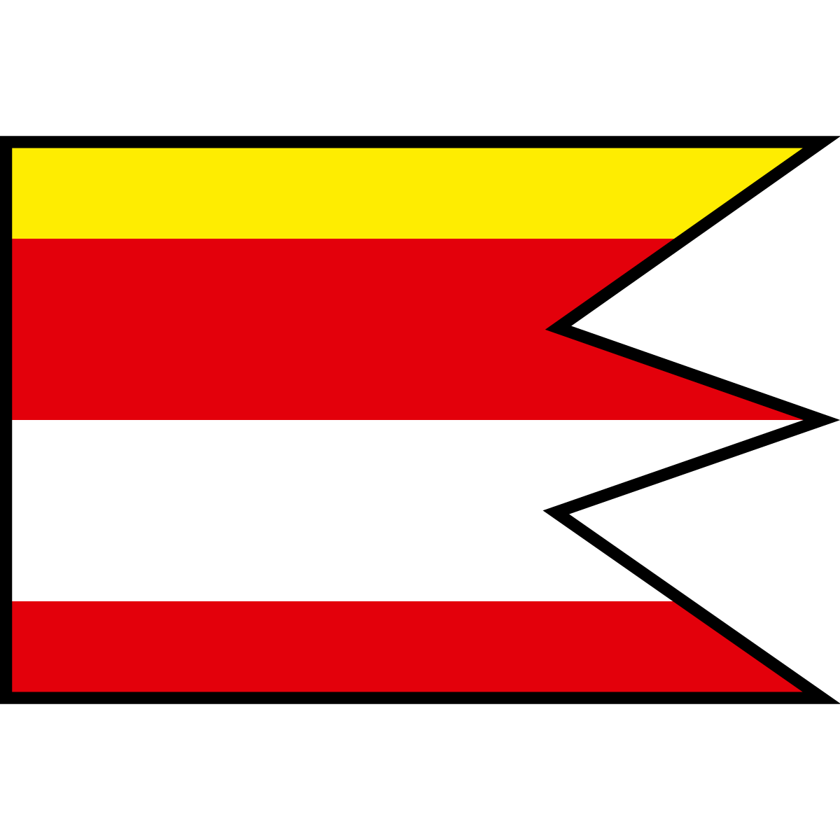 Flag of Hrhov, Region of Košice