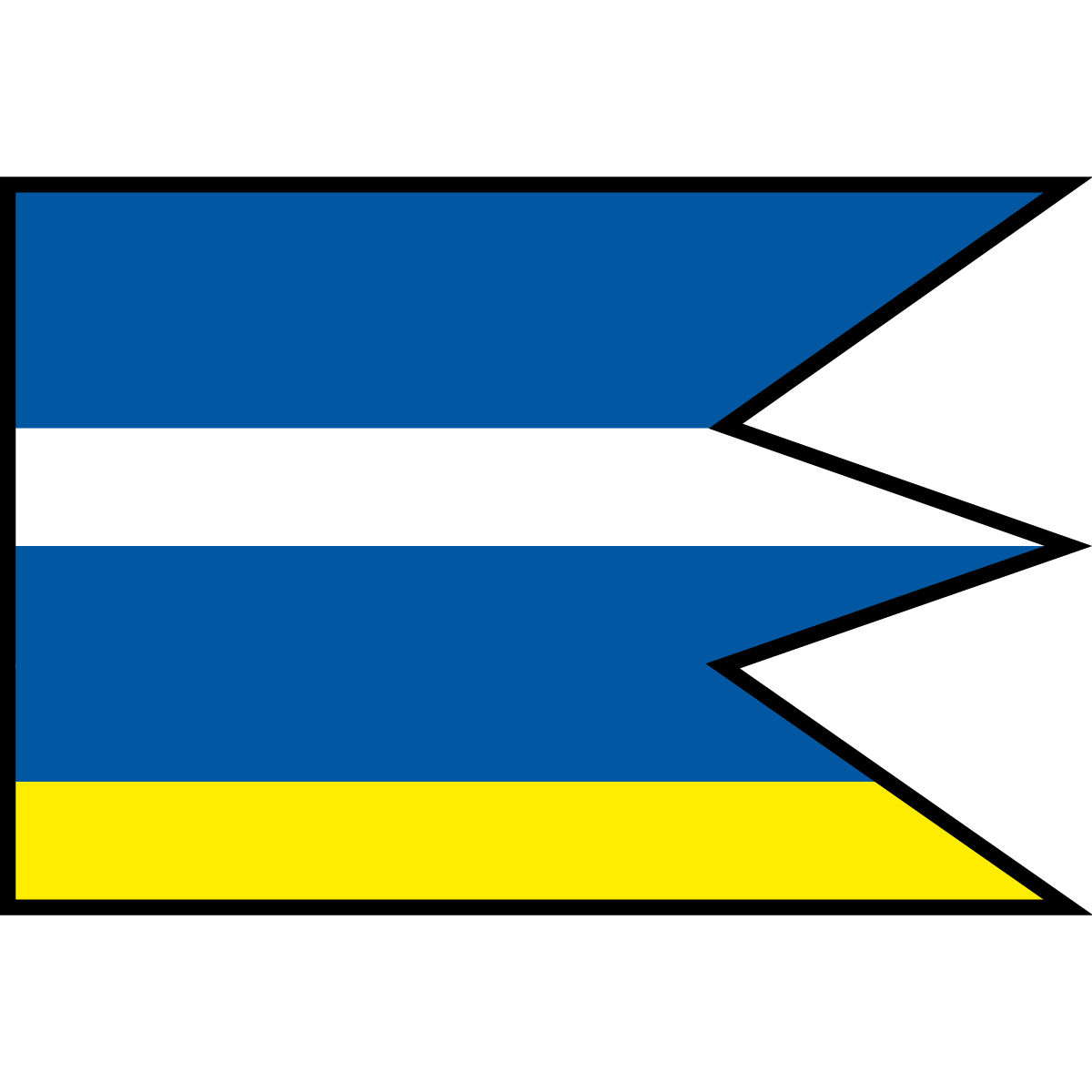 Flag of Hriadky, Region of Košice
