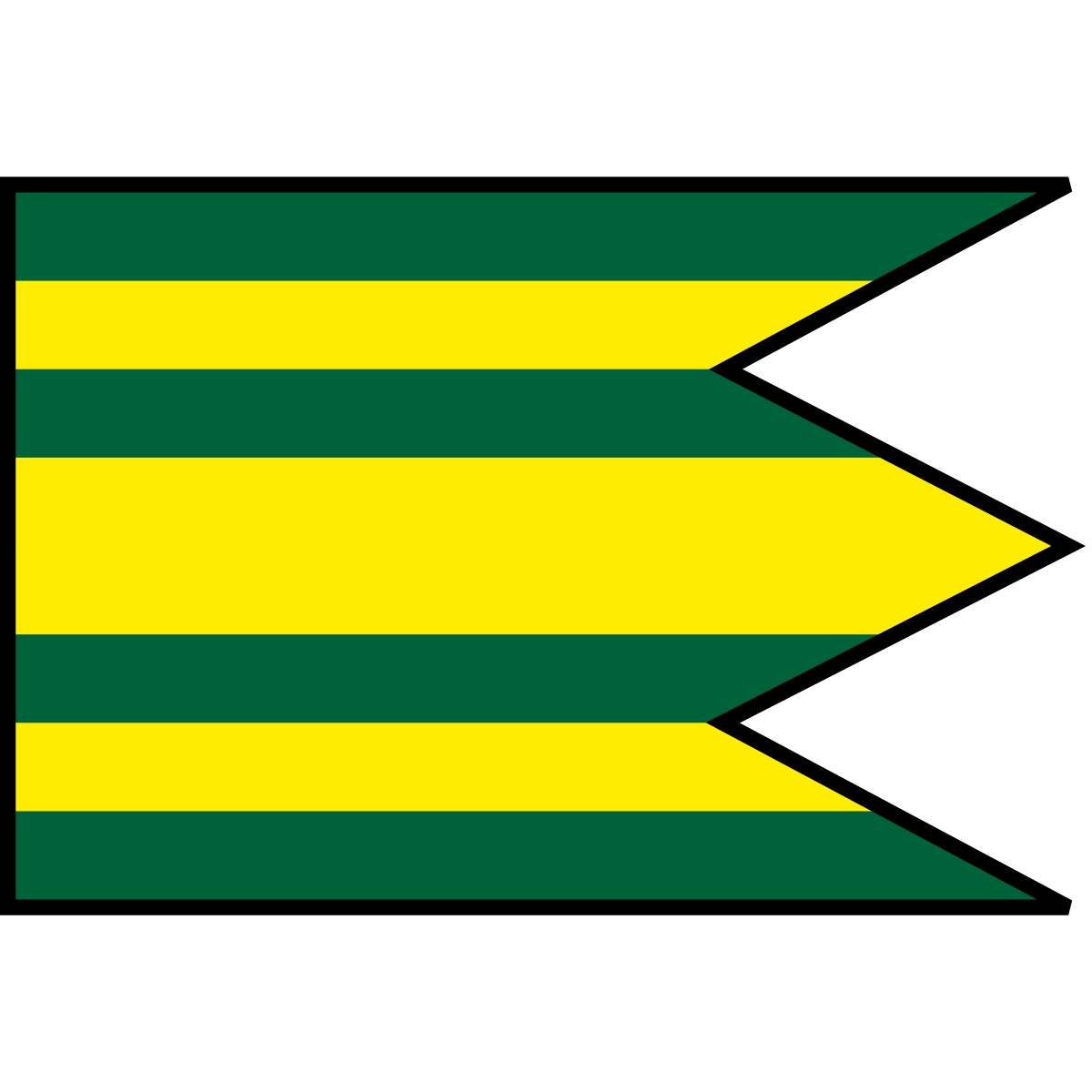 Flag of Hronské Kľačany, Region of Nitra