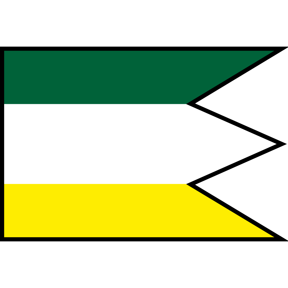 Flag of Hrušov, Region of Košice