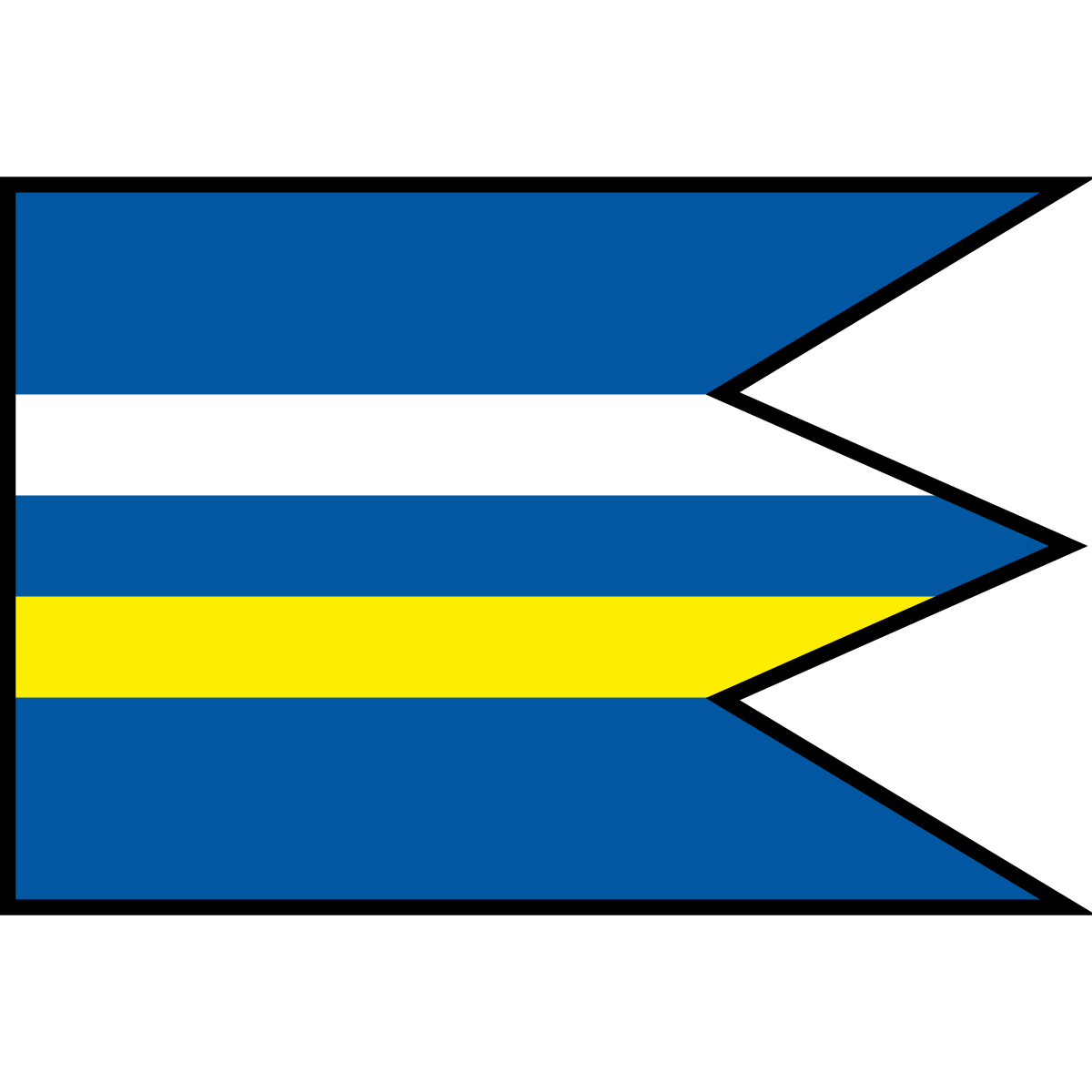 Flag of Hrušovany, Region of Nitra