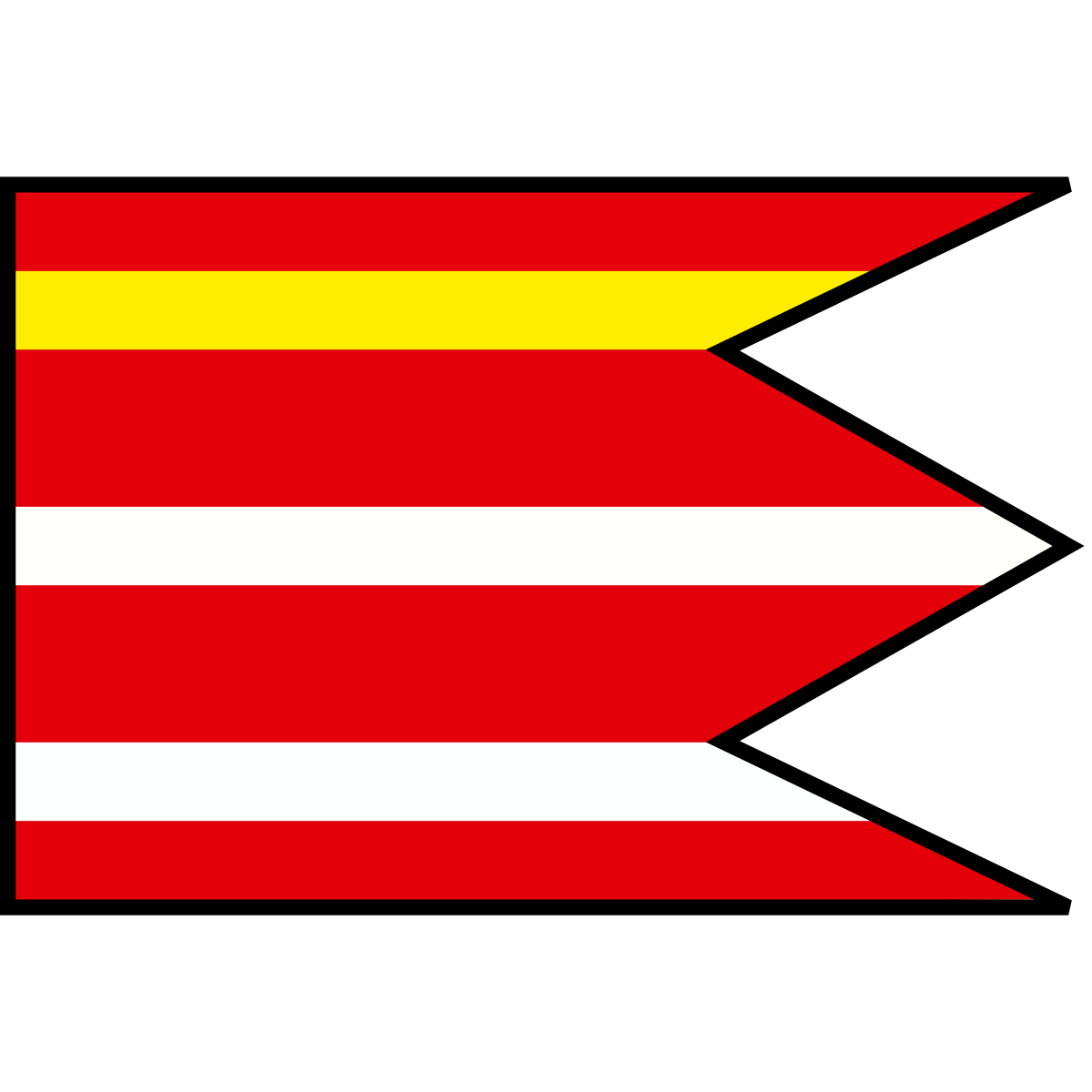 Flag of Hrušovo, Region of Banská Bystrica