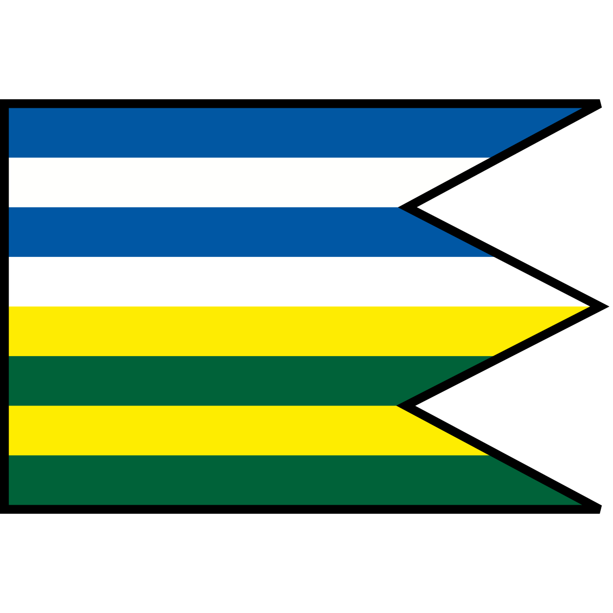Flag of Hubová, Region of Žilina