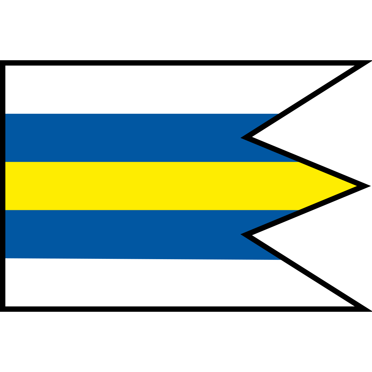 Flag of Hurbanovce, Region of Nitra
